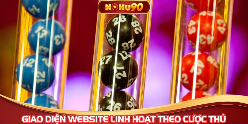 Giao diện website linh hoạt theo cược thủ